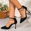 Black Strapped Heels